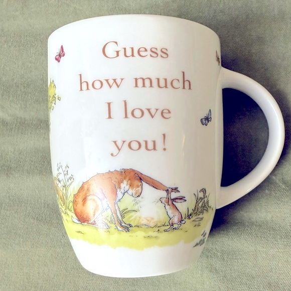 Konitz 2008 Guess How Much I Love You Mug collection rabbits and butterflies UBM - Picture 1 of 6